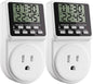 Techbee Indoor Digital Infinite Repeat Cycle Intermittent Outlet Timer Plug 24 by Techbee
