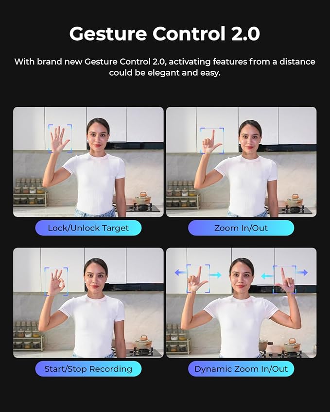 OBSBOT Tail Air NDI Streaming Camera 4K, AI Tracking PTZ Camera - Image 9