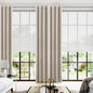 KOUFALL Neutral Taupe Blackout Curtains 96 Inches Long by KOUFALL