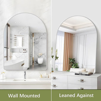 Arched Wall Mirror for Bathroom, Wall Mounted Mirror, Living Room, Vertically - Image 8