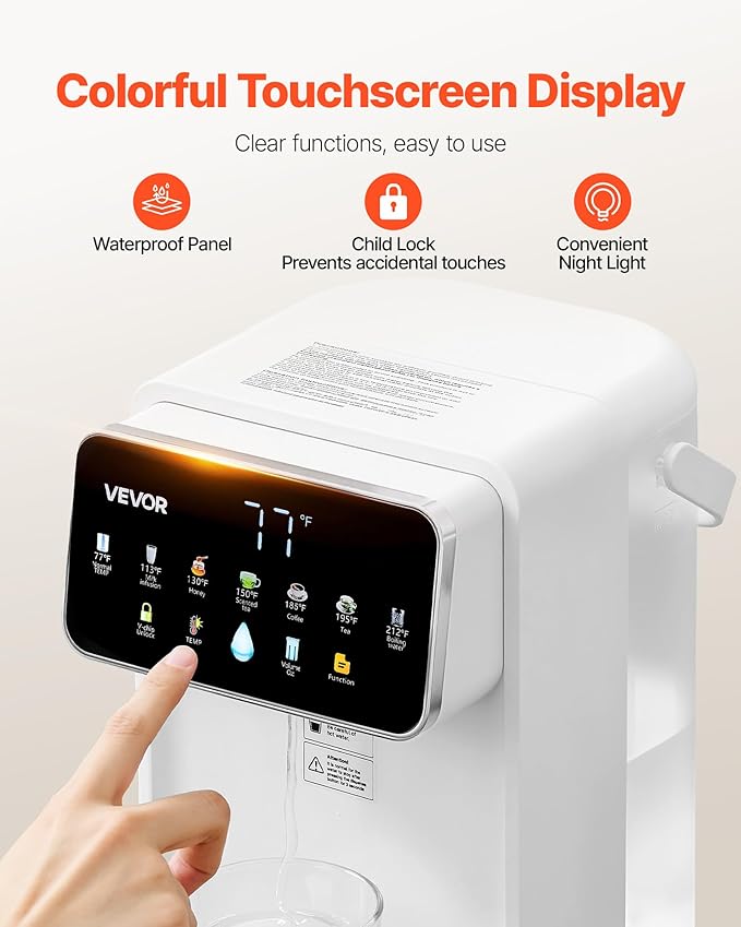 VEVOR Instant Hot Water Dispenser, Countertop Boiling Water Dispenser - Image 6