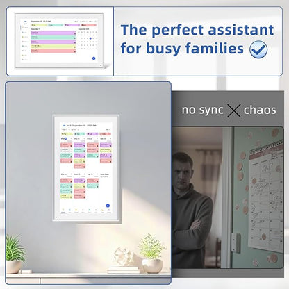 21.5 Inch Digital Calendar, Electronic Chore Chart, Smart Weekly and Monthly - Image 7