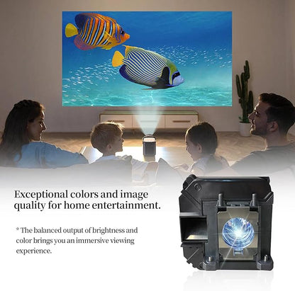 EL PLP68 Replacement Projector Lamp Bulb Compatible - Image 5