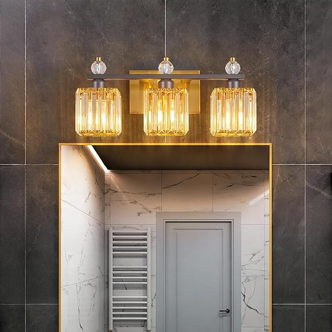 FDPBY 3-Light Modern Crystal Vanity Light - Image 3