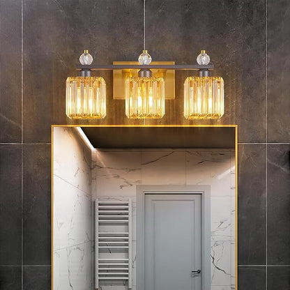 FDPBY 3-Light Modern Crystal Vanity Light - Image 3