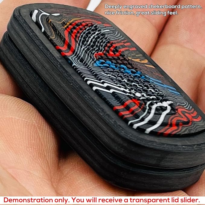 DjuiinoStar Silent Fidget Slider, CNC Machined Free-Floating Push Slider - Image 5