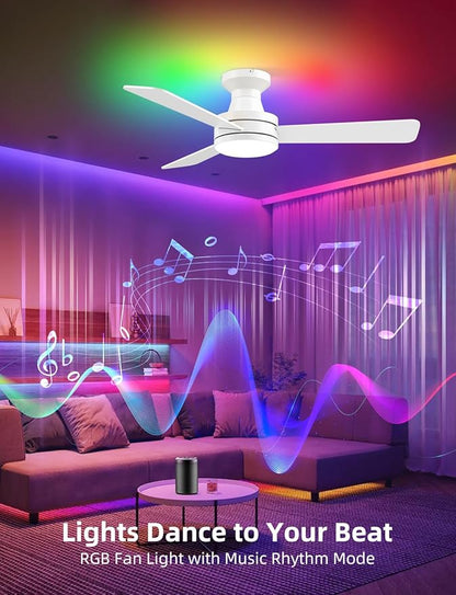 Homlit 42 inch RGB Ceiling Fan - Image 5