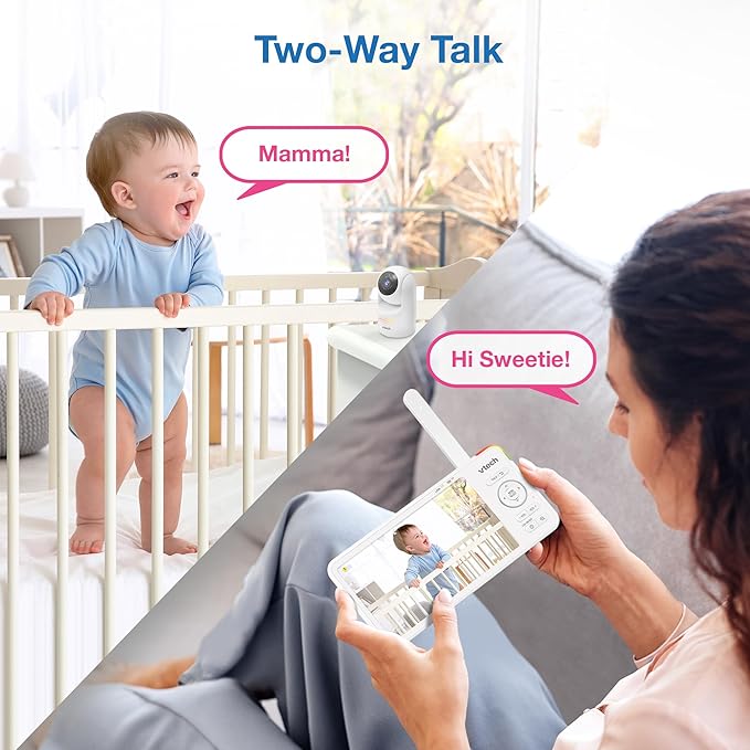 VTech 5.5" IPS Screen 720P Video Baby Monitor - Image 8