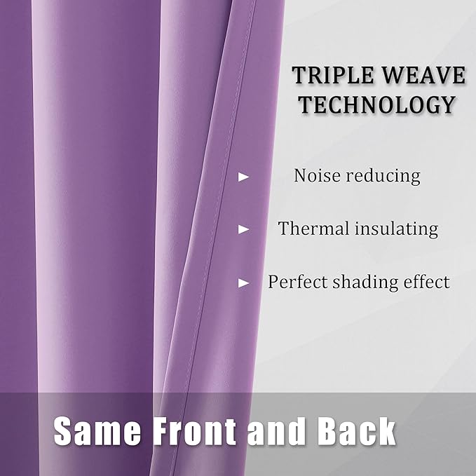 DUALIFE Blackout Solid Curtains - Image 5