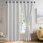 JIUZHEN Blackout Curtain with Tiebacks-Thermal Insulated and Light Blocking by JIUZHEN
