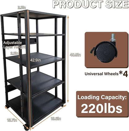 jvsufuik 5-Tier AV Media Stand - Image 7