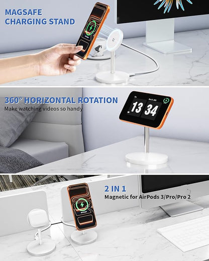 Magnetic Wireless Charger Stand, 25W Fast Mag Safe Charger iPhone Stand - Image 7