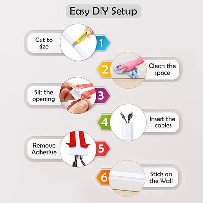 Rubber Bond TV Cord Hider Cable Protector - Image 7