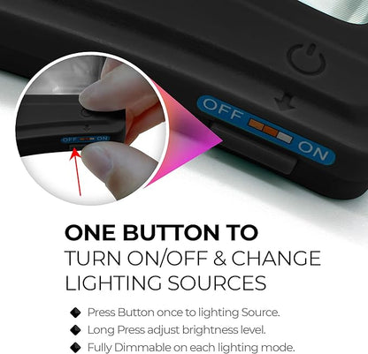 MagniPros 5X Rechargeable Large Ultra Bright LED Page Magnifier - Image 3