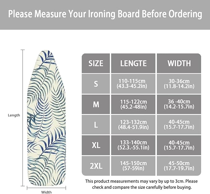 ZCFYGDX Easy Installation 18 x 58 Ironing Board Covers - Image 5