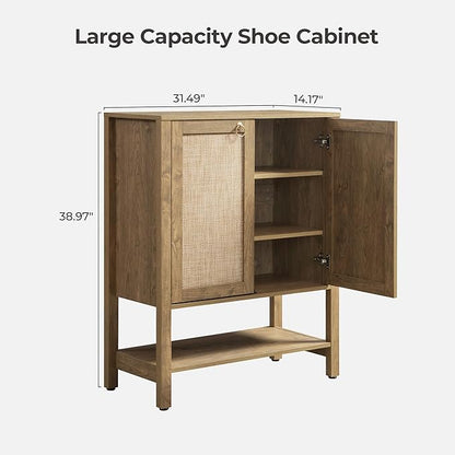 SICOTAS Rattan Shoe Cabinet - Image 2