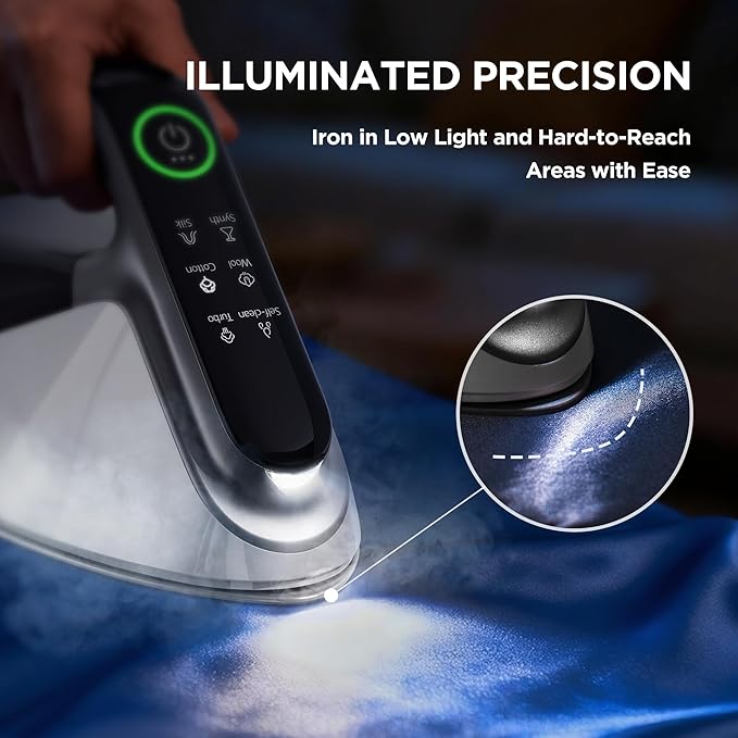 Newbealer Steam Generator Iron, 1500W Turbo Steamer - Image 7
