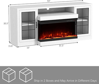 CharaVector 63 inch Fireplace TV Stand - Image 2