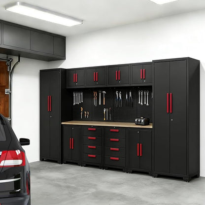 Garage Storage Cabinet System, Cabinet Drawers, Pegboard - Image 6