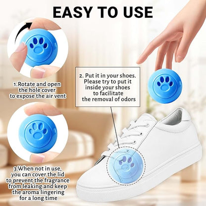 STRN Sneaker Deodorizer Balls 8 Packs Linen Scent Shoe Odor Elimination - Image 3