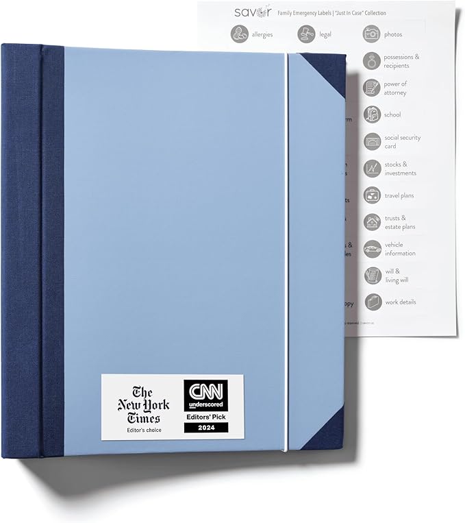 Savor | The Folio™ Document Organizer 2025 Edition | Acid-Free Custom Dyed - Image 2