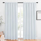 NICETOWN Greyish White Bedroom Curtain Panels by NICETOWN
