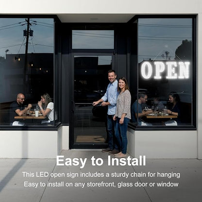 30" x 10" Large LED Open Sign - Image 5