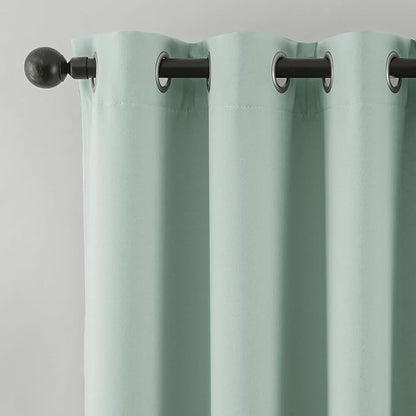 Beauoop 100% Blackout Curtains 96 Inch Long 2 Panels - Image 9