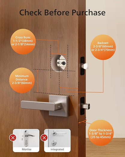 Philips Smart Lock with Handles, Smart Door Lock with 2 Level Handles, Keyless - Image 9