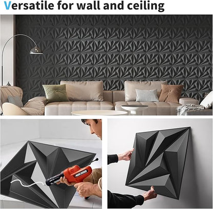 Art3d 100 Pack Decorative 3D Wall Panels 11.8 x 11.8 Inch Covering 97 Sq.ft - Image 8
