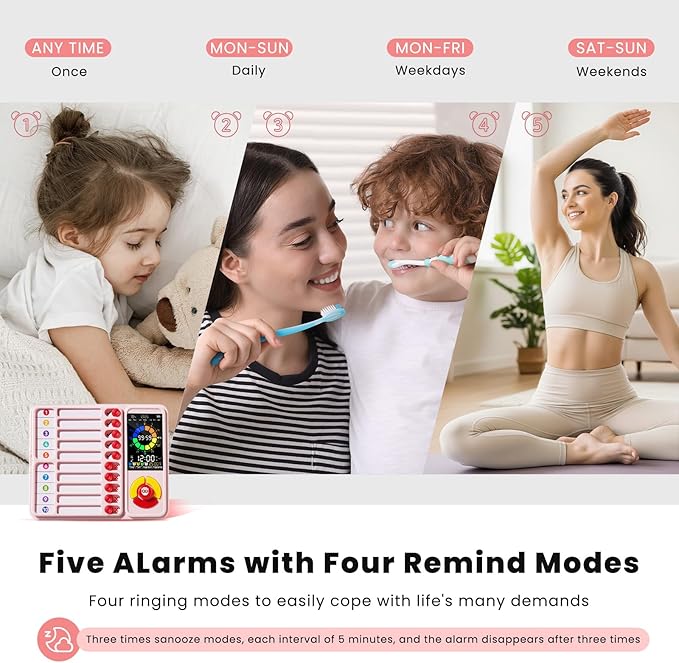 ADHD Tool for Kids, 5-in-1 Visual Timer - Image 4