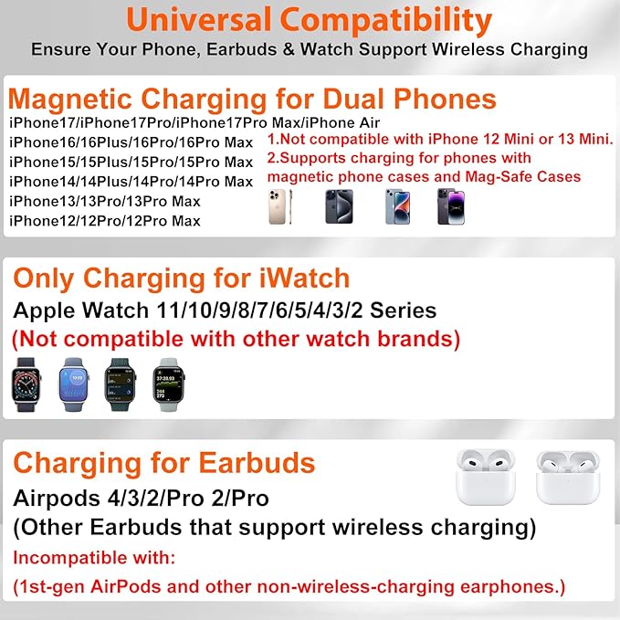 Dual Phone Magnetic Wireless Charging Station - Image 2
