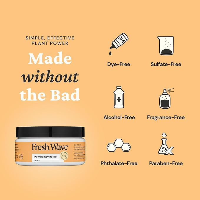 Fresh Wave Orange Odor Removing Gel, 7 oz. - Image 8