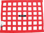 Allstar Performance ALL10287 Red 18" High x 24" Wide Rectangular Border Style Mount Spec Ribbon Window Net