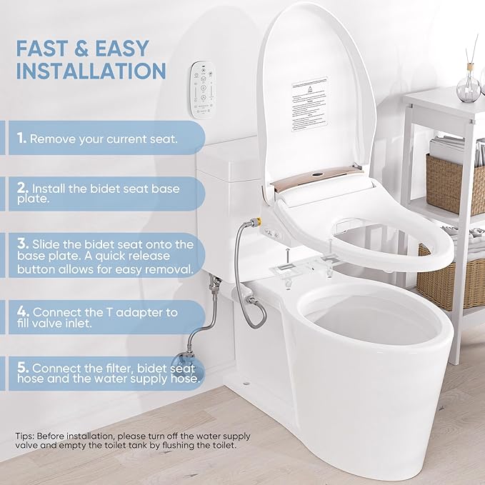 LEIVI Electric Bidet Toilet Seat - Image 4