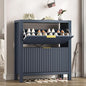 Shoe Cabinet Storage for Entryway, Fluted Shoe Cabinet by YomiluveDesign
