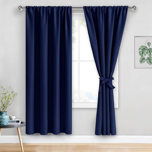 JIUZHEN Blackout Curtains for Bedroom by JIUZHEN
