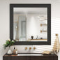 SMIROR Matte Black Bathroom Mirror by SMIROR