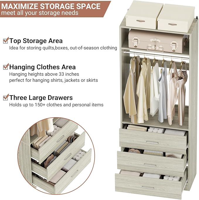 Freestanding 2FT Closet System - Image 5