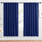 NICETOWN 2 Panels Blackout Curtains, Rod Pocket Window Curtains Room Darkning by NICETOWN