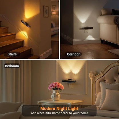 JandCase LED Night Light, Modern Night Lights Plug into Wall, 2 Pack - Image 6