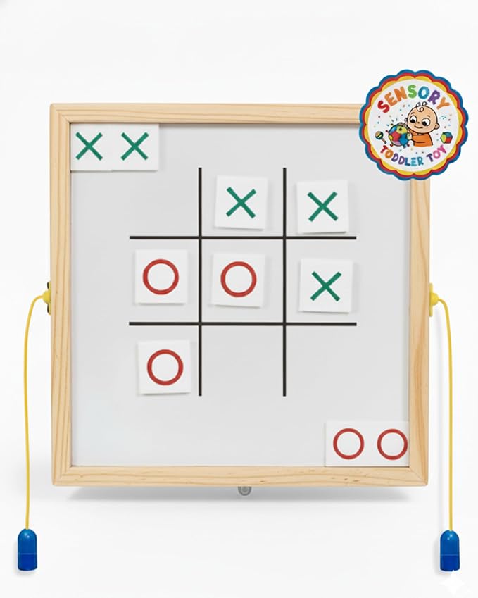 Magnetic Toddler Activity Wall Panel Toy – Interactive Wall Busy Board – by PlayscapesLLC