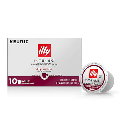 illy Coffee, Dark Roast, K-Cup for Keurig, 100% Arabica Bean Signature Italian by illy