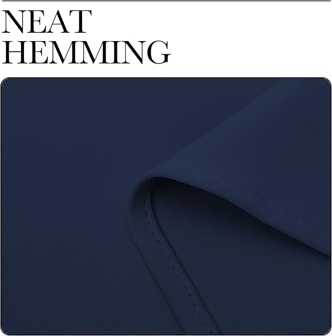 NICETOWN Navy Curtains Blackout Draperies - Image 8