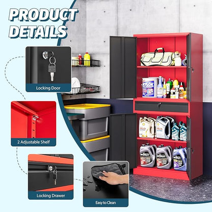 MIIIKO Metal Storage Cabinet - Image 5