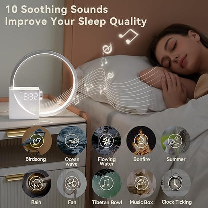 Vivilumens Sunrise Digital Alarm Clock, Sleep Aid Timer - Image 3