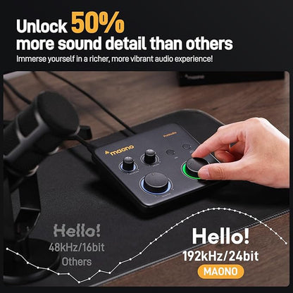 MAONO USB Audio Interface for PC: Interface - Image 2