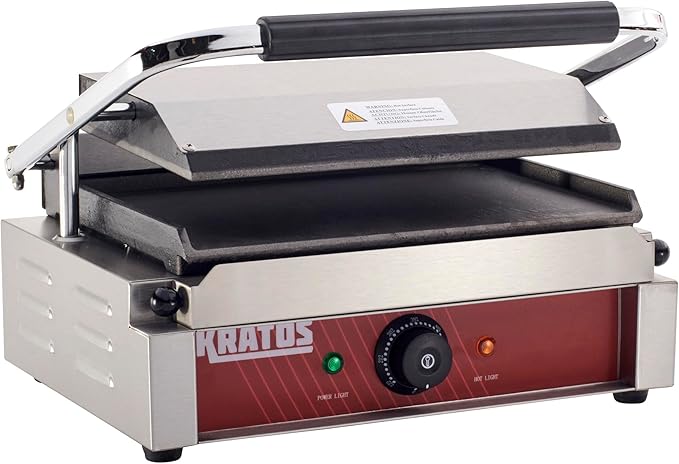 Kratos Commercial Electric Panini Sandwich Grill - Image 4