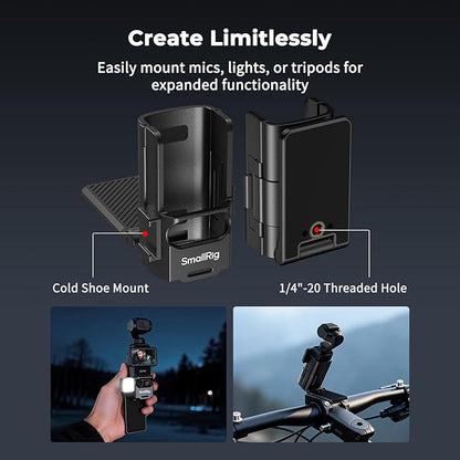 SMALLRIG Magnetic Mount Stand for DJI Osmo Pocket 3, 180° Adjustable Holder - Image 4