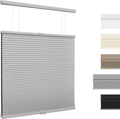 Custom Color-Matched 1.5" Top Down Bottom Up Cellular Shades for Indoor Windows & Doors, Cordless Privacy Top Down Bottom Up Cellular Shade, Insulated Honeycomb Blinds, Noise Reduced Honeycomb Blinds